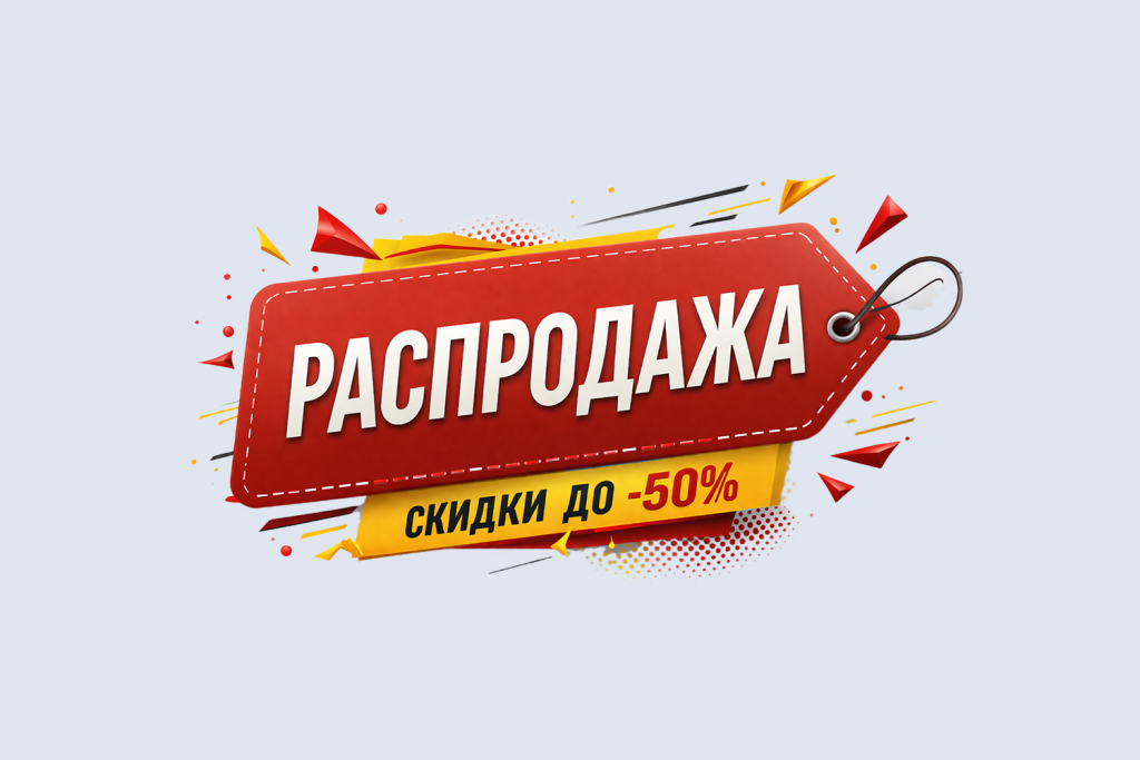Красный помогает привлечь внимание к скидкам и специальным предложениям